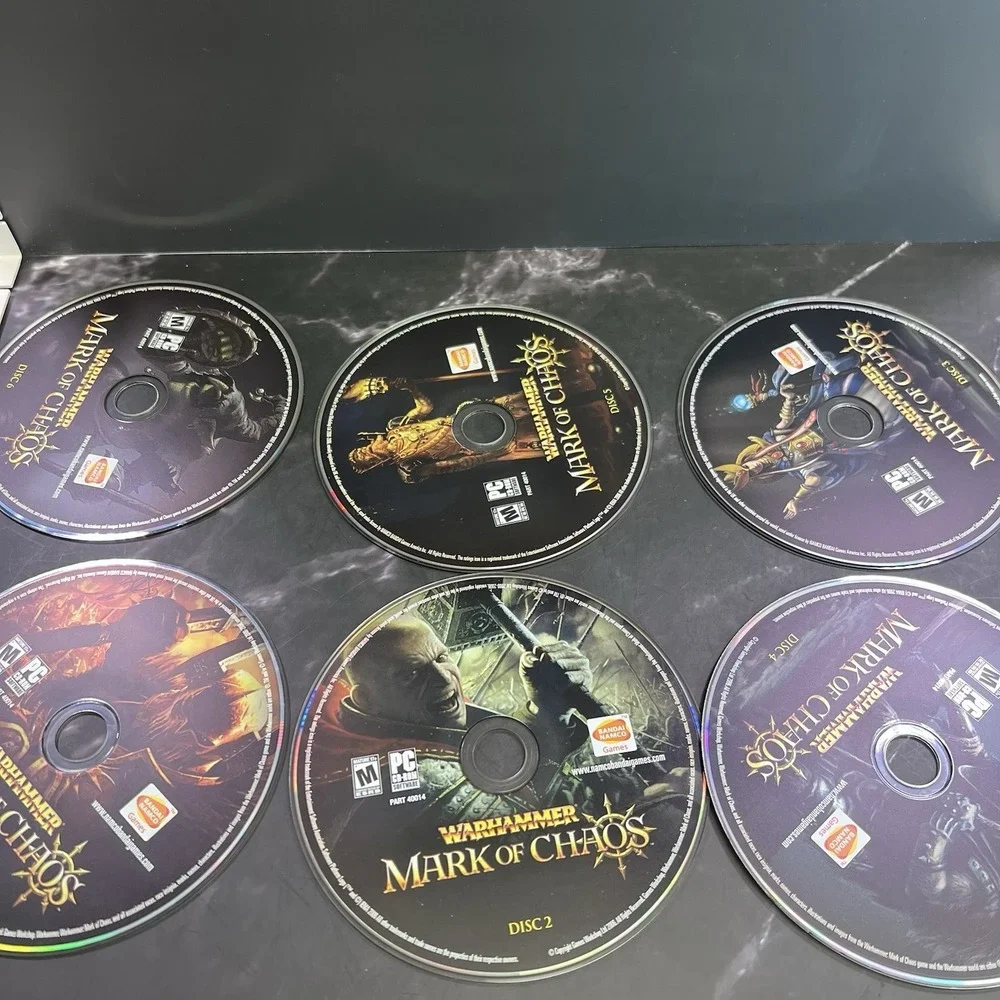 Warhammer Mark of Chaos Age Of Reckoning PC Game 2006 Bandai Namco Big Box